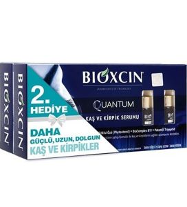 Bioxcin Quantum Kaş ve Kirpik Serumu 2 x 5 ml - İkincisi Hediye