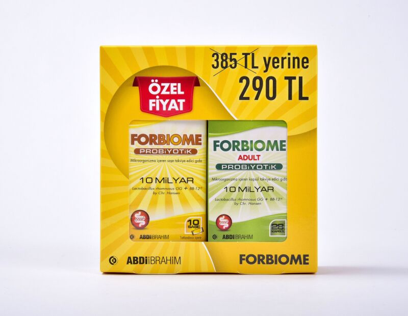 Forbiome Probiyotik 10 Saşe + 28 Kapsül - Kofre