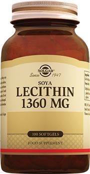 SOLGAR LECITHIN 1360 MG 100 SOFTGEL