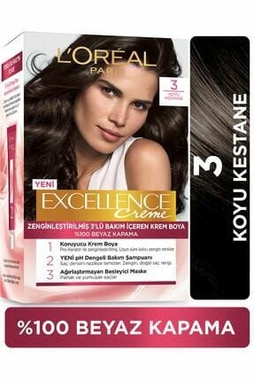 L'Oreal Paris Excellence Saç Boyası - 3 Koyu Kestane