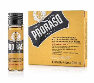Proraso Hot Oil Beard Treatment Wood And Spice Sakal Bakım Yağı 4'lü 17 ml