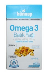 Hünnap Omega 3 Fish Oil 90 Kapsül