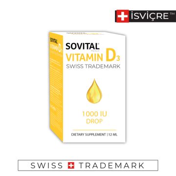 Sovital Vitamin D3 1000 IU Damla 12ml