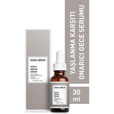 Maruderm Night Repair Gece Onarıcı Cilt Bakım Serumu 30 ml