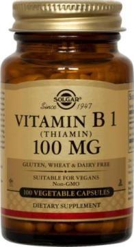 SOLGAR VITAMIN B-1(THIAMIN)100MG 100CAPS