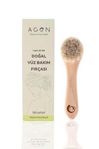 Agon Doğal At Kılı Yüz Bakım Fırçası