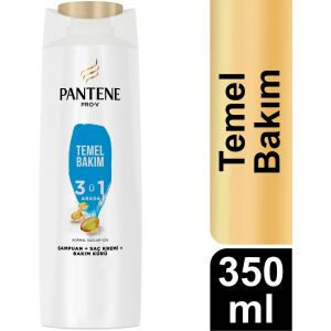 Pantene Pro-V 3'ü 1 Arada Şampuan Temel Bakım 350 ml