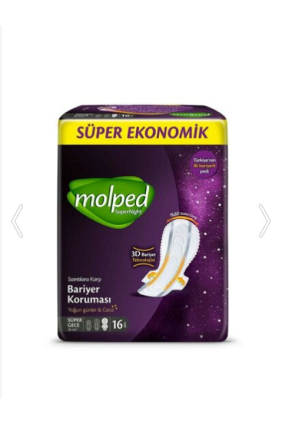 Molped Super Night 3D Bariyer Gece Extra Long 16'lı