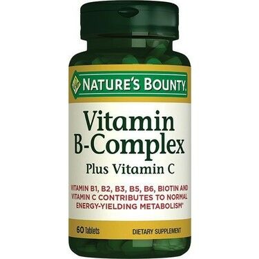 Nature's Bounty Vitamin B-Complex Plus Vitamin-C 60 Tablet