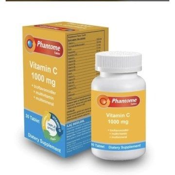 SKT:12/2023 Phantome Vitamin C 1000mg 30 Tablet