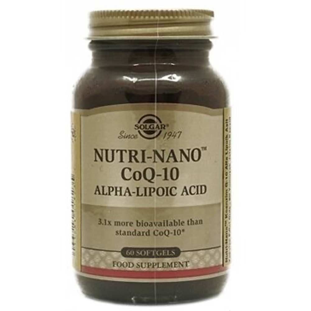 Solgar Nutri-Nano COQ10 Alpha Lipoic Acid 60 Kapsül