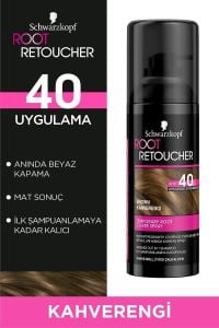 Schwarzkopf Root Retoucher Beyazları Anında Kapatıcı Sprey Kahverengi 120 ml