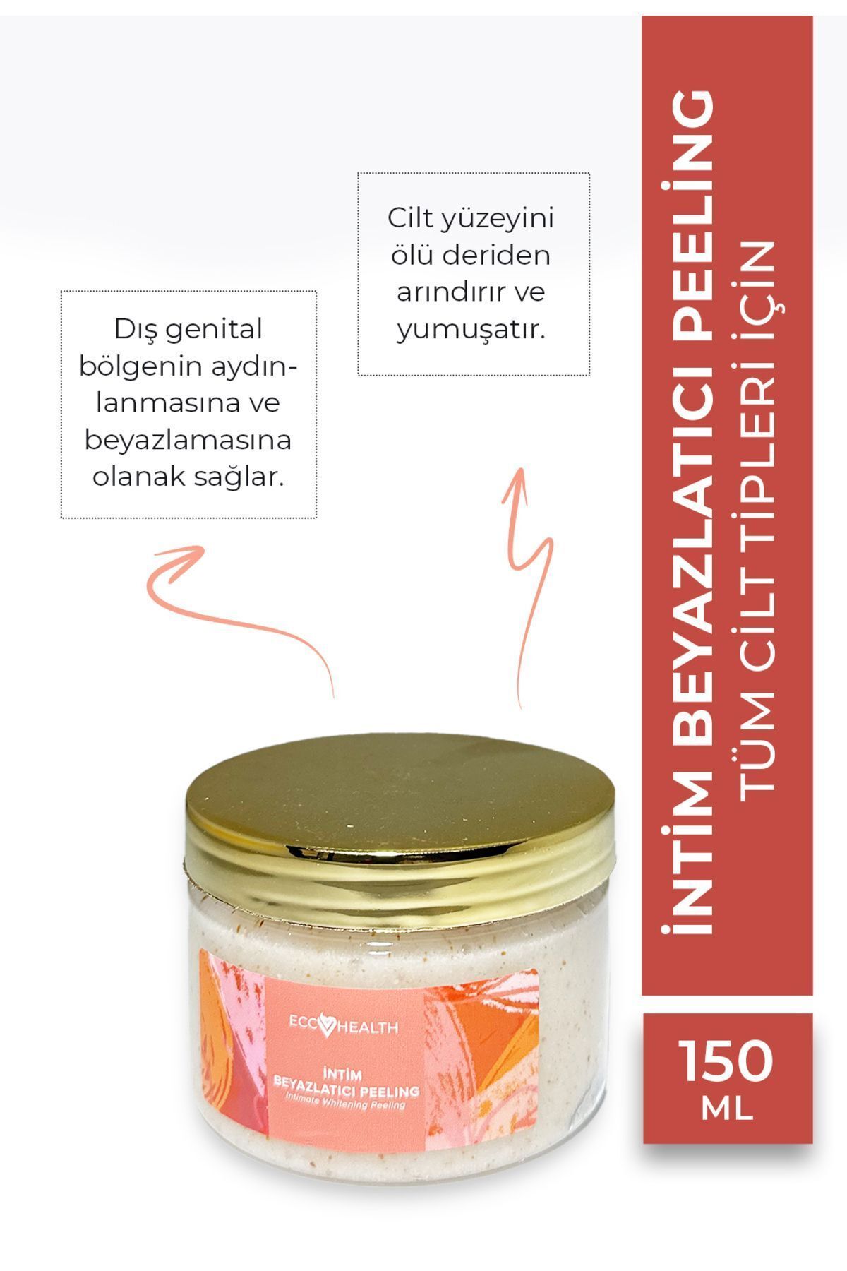 Ecc Health İntim Bölgesi Beyazlatıcı Peeling 150 ml