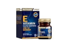 Nutraxin Vitamin E 60 Yumuşak Kapsül