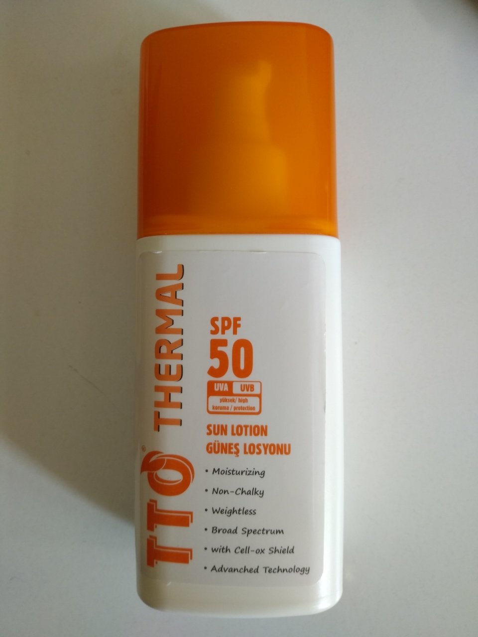 TTO Organitto Güneş Koruyucu Losyonu Spf 50 100 ml