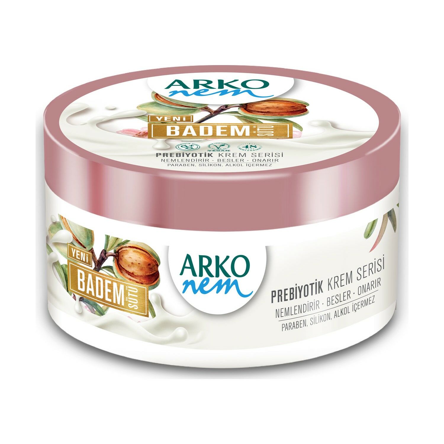 Arko Nem Prebiyotik Krem Serisi Badem Sütü 250 ml