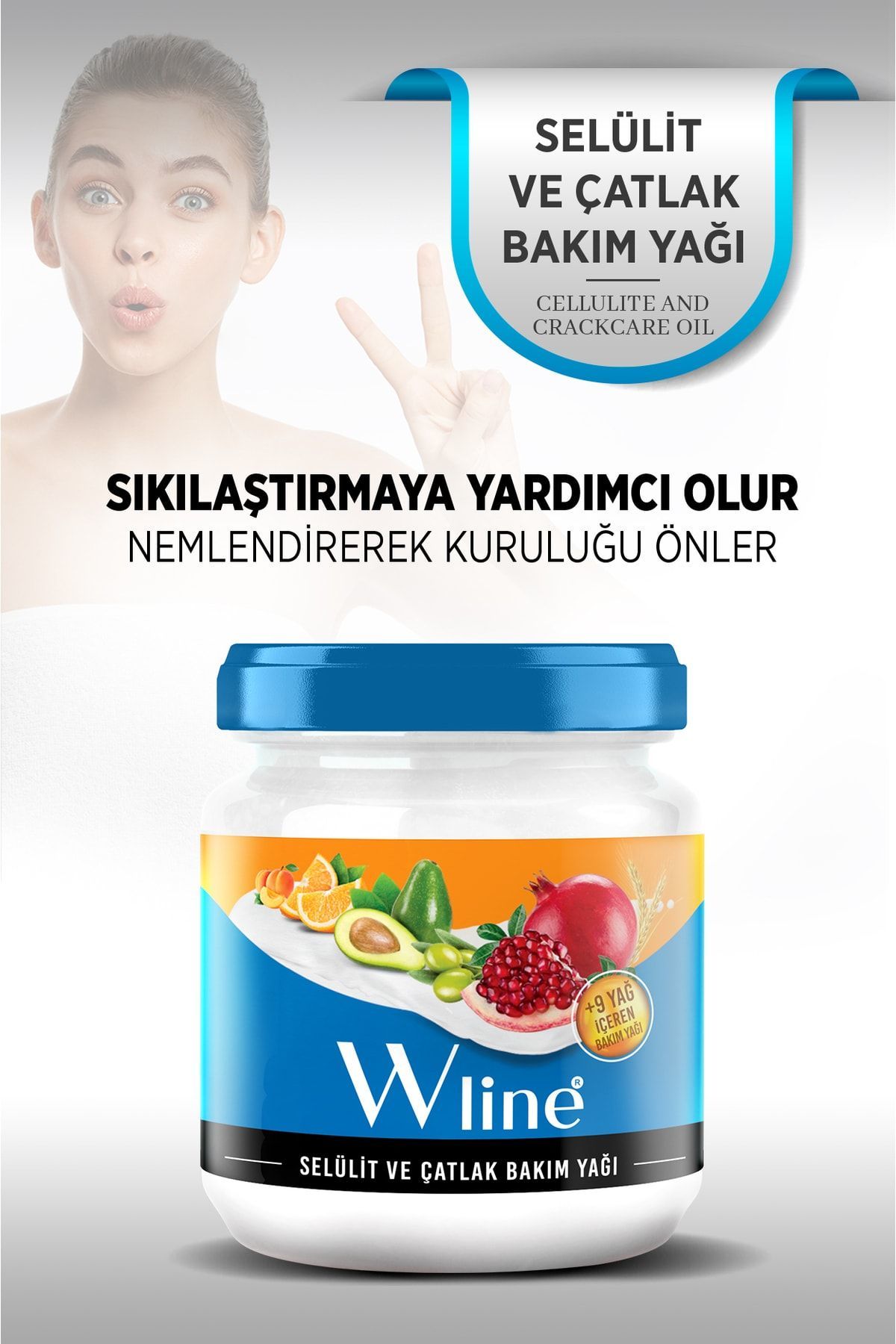 Wline Selülit Çatlak Kremi 190 ml