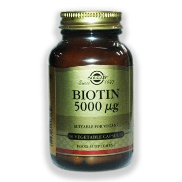 SOLGAR BİOTİN 5000MCG 50 KAPSÜL