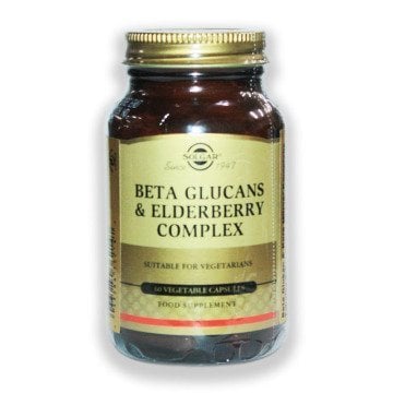 SOLGAR BETA GLUCANS & ELDERBERRY COMPLEX 60 KAPSÜL