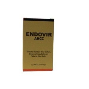 Endovir AHCC Takviye Edici Gıda 30 Tablet