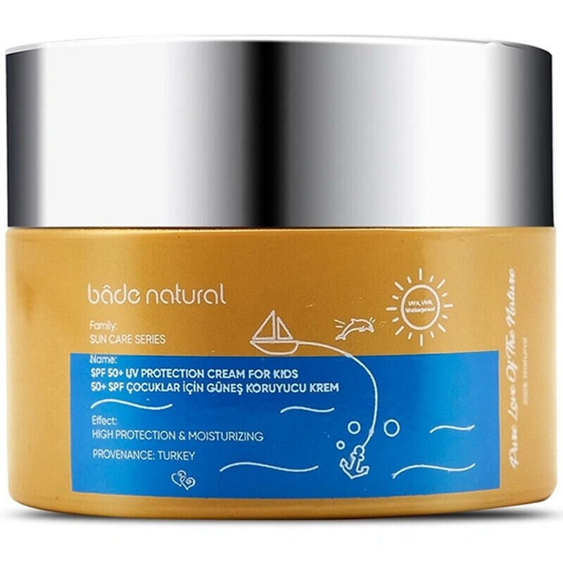 Bade Natural For Kids SPF 50+ Çocuk Güneş Kremi 50 ml