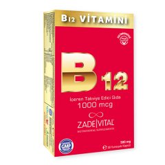 Zade Vital B12 Vitamini 30 Kapsül