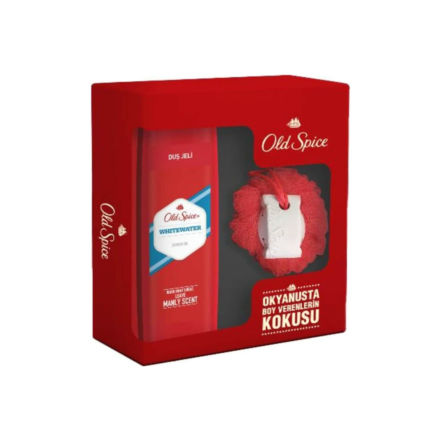 Old Spice Whitewater Duş Jeli 400 ml + Lif Hediye