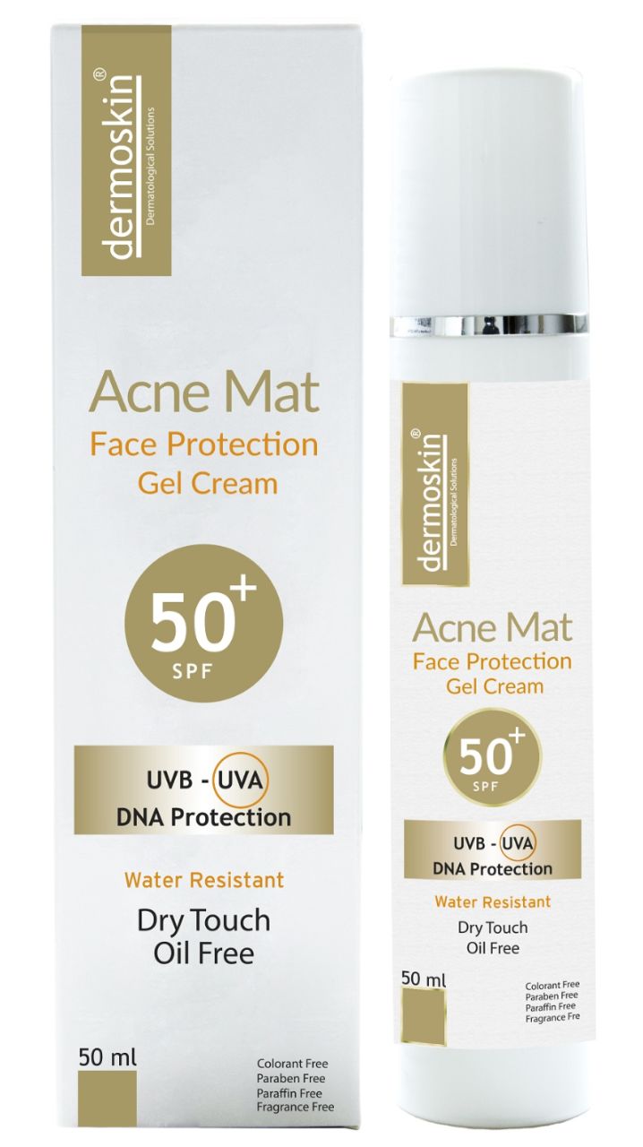 Dermoskin Acne Mat Face Protection Gel Cream Spf50+ 50ml