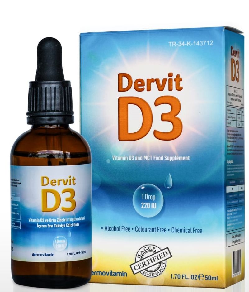 Dervit D3 50 ml Damla