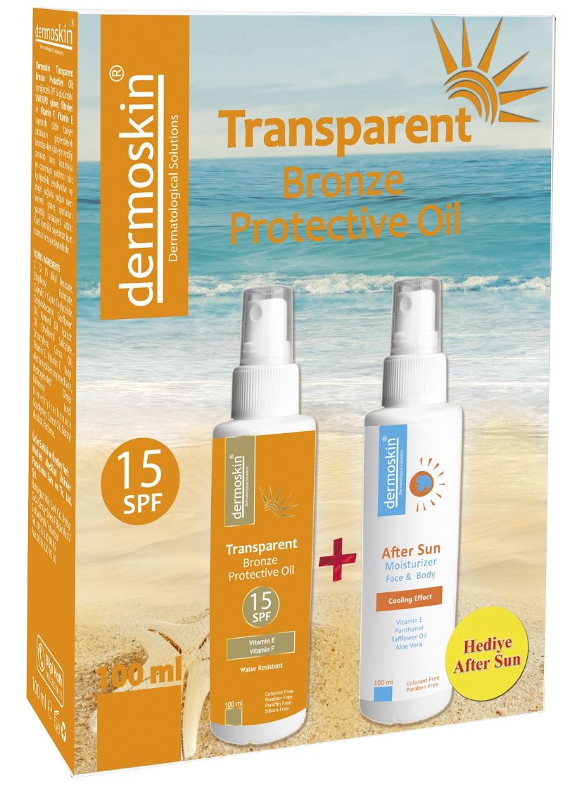 DERMOSKIN SUN TRANSPARAN SPF 15 HEDIYELI PAKET