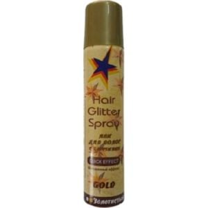 Akat Glitter Renkli Saç Spreyi Gold 75 ml