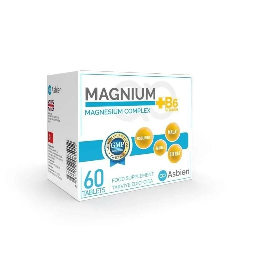 Magnium B6 Magnezyum 60 Tablet