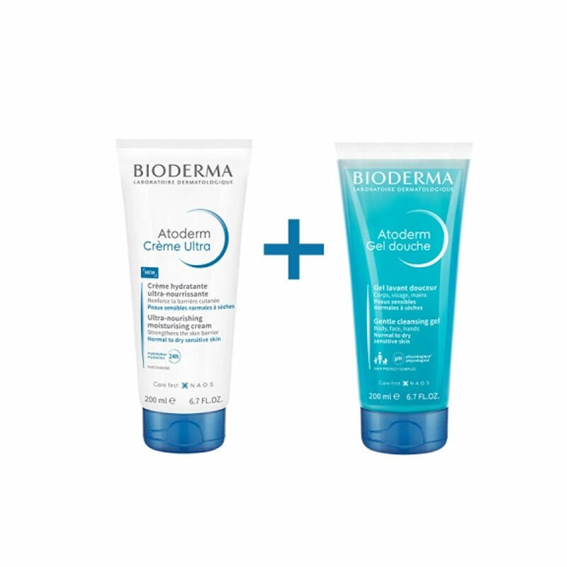 Bioderma Atoderm Cream Ultra 200 ml+ Bioderma Atoderm Shower Gel 200 ml