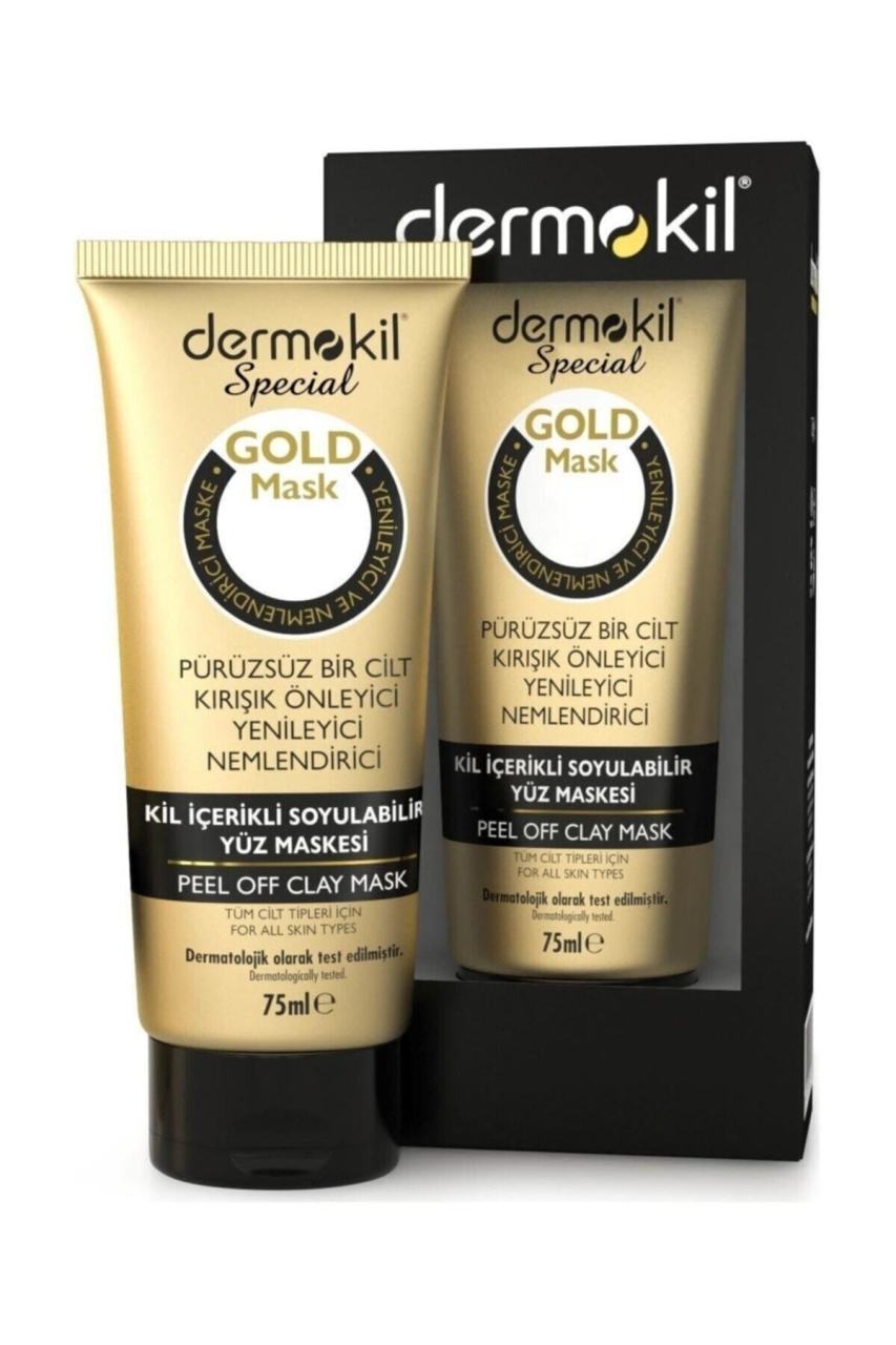 Dermokil Special Soyulabilir Kil İçerikli Gold Maske (Tüm Cilt Tipleri için) 75 ml