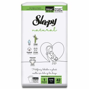 Sleepy Natural Jumbo Bebek Bezi Yenidoğan 42'li