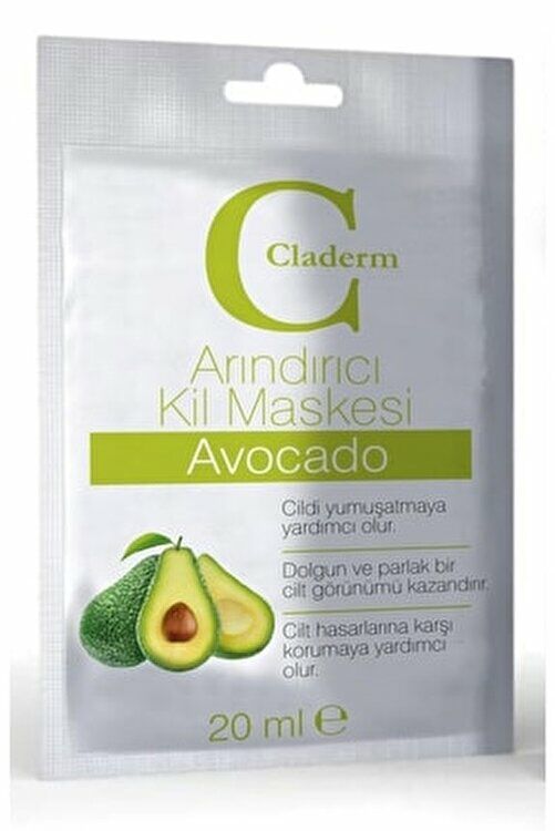 Claderm Arındırıcı Kil Maskesi Avokado 20 ml