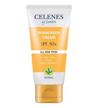 Celenes By Sweden Herbal Güneş Koruma Kremi SPF50 50 ml - Tüm Cilt Tipleri