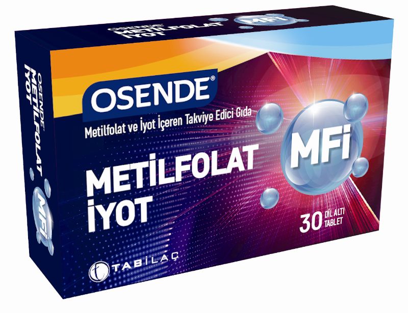 Osende Mfi Metilfolat İyot 30 Tablet