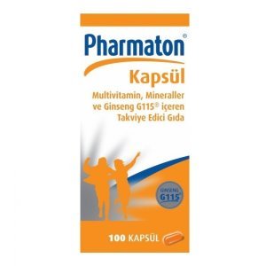 PHARMATON 40 MG 100 CAPSULES