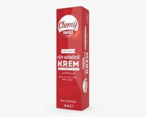 (KUTU HASARLI) Clemy Unisex Tüy Dökücü Krem Tüm Cilt 40ml