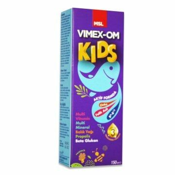 SKT:09/2024 Msl Vimex-Om Kids Şurup 150ml
