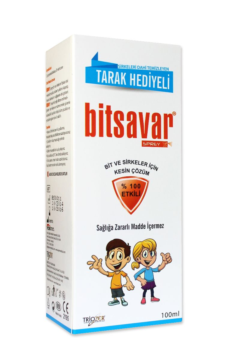 Bitsavar Sprey 100 ml Tarak Hediyeli