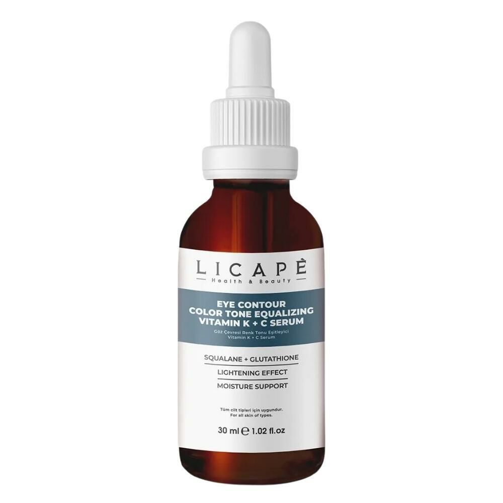 Licape Göz Çevresi Renk Tonu Eşitleyici Vitamin K + C Serum 30 ml