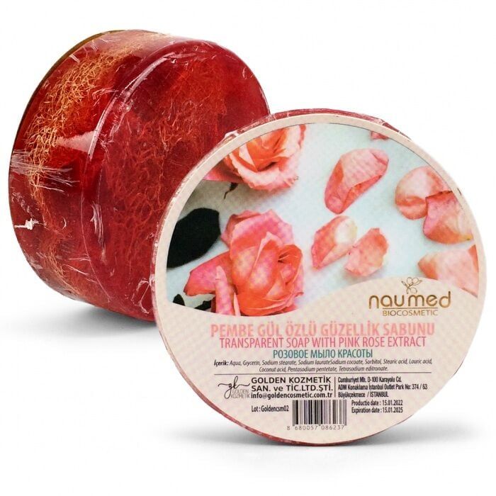 Naumed Pembe Gül Özlü Güzellik Sabunu 135 gr