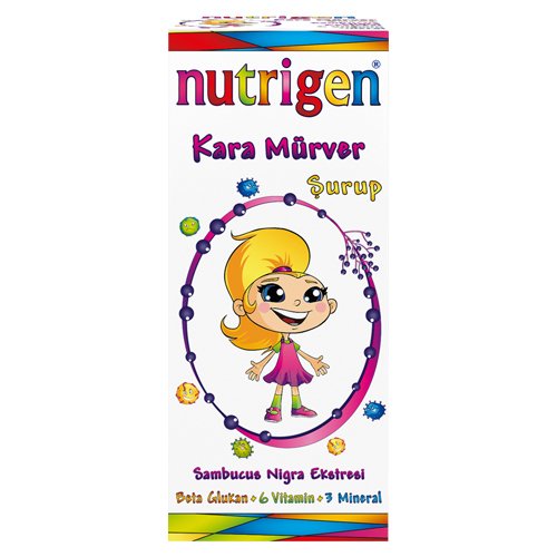 Nutrigen Elderberry Betaglucan Kara Mürver ve Vitamin İçeren Takviye Edici Gıda