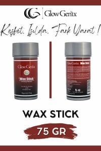 Glow Genix Hair Wax Stick Saç Şekillendirici Sabitleyici Besleyici Kolay Temizlenen 75 gr