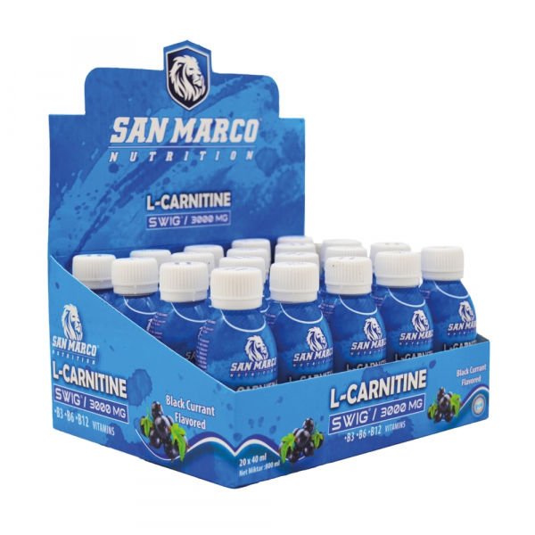 Sanmarco Nutrition Sanmarco L-Karnitin Swig 3000 mg 20 Ampül
