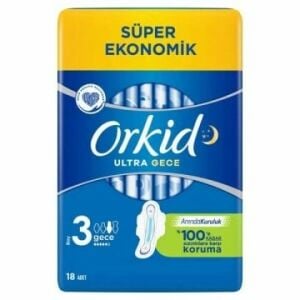 Orkid Ultra Gece 18 Adet