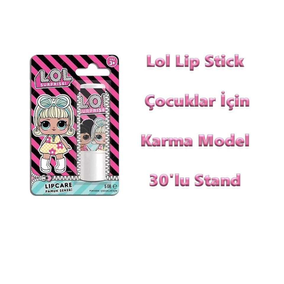 Lol Lip Stick Çocuk Karma 30'lu Stand