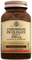 Solgar Chromium Picolinate 200 Mcg 90 Kapsül